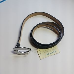 Linea Pelle Pig Suede Belt size 35